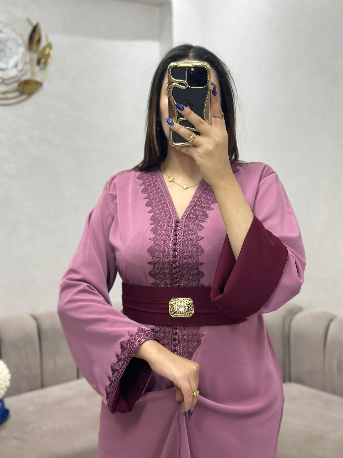 قفطان بالمضمة